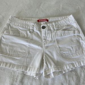 Union Bay Shorts, White, 3.5 inch seem, size 7